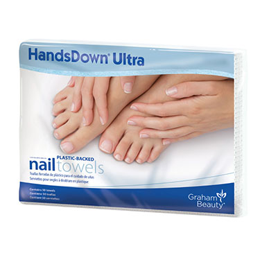 46534 Graham Beauty® HandsDown®  Ultra Barrier Nail Care Towels